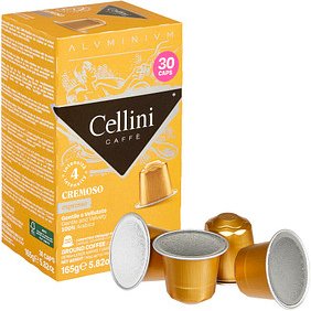 Cellini ESPRESSO CREMOSO Kaffeekapseln, Arabicabohnen 30 Portionen