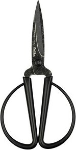 folia Papierschere Bastelschere vintageblack 14,5 cm