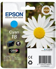 Thumbnail - EPSON 18 / T1802 (Gänseblümchen) cyan Druckerpatrone