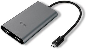 Thumbnail - i-tec® TB3DUAL4KDP Thunderbolt 3 USB-C/Display-Port Adapter