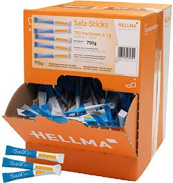 HELLMA Salzsticks Jodsalz, 750x 1,0 g
