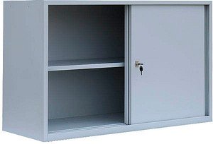 ClassiX Schiebetürenschrank, X-550125 lichtgrau 1 Fachboden 120,0 x 45,0 x 75,0 cm