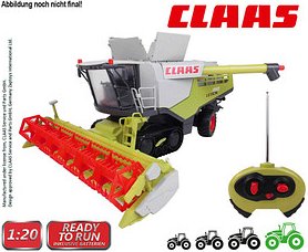 HAPPY PEOPLE® Mähdrescher CLAAS LEXION 780 Ferngesteuertes Auto grün