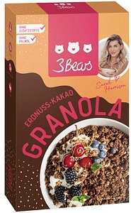 3Bears Granola - Erdnuss-Kakao Sarah Harrison Müsli 325,0 g