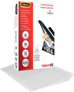 100 Fellowes Capture125 ImageLast Laminierfolien glänzend für A5 125 micron