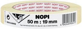 NOPI Kreppband beige 19,0 mm x 50,0 m 1 Rolle