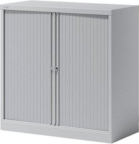 BISLEY Essentials Rollladenschrank lichtgrau 1 Fachboden 100,0 x 47,0 x 100,0 cm