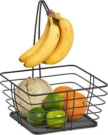 Zeller Obstkorb schwarz 36,0 x 26,0 cm