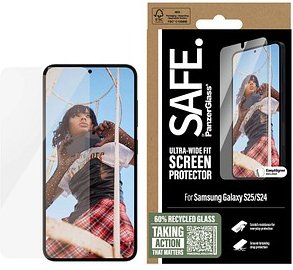 SAFE. by PanzerGlass™ ULTRA-WIDE FIT Display-Schutzglas für Samsung Galaxy S25