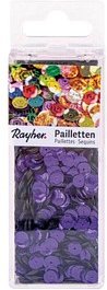 Rayher Streu-Pailletten lila gewölbt Ø 6,0 mm, 4.000 St.