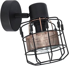 Thumbnail - meet powered by PAPERFLOW Milton Wandleuchte schwarz, kupfer