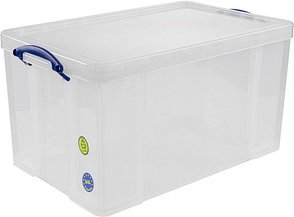 Thumbnail - Really Useful Box Aufbewahrungsbox 84,0 l transparent 71,0 x 44,0 x 38,0 cm