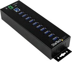 StarTech.com USB-Hub 10-fach schwarz