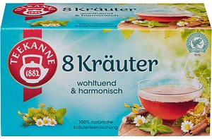 TEEKANNE 8 Kräuter Tee 20 Portionen