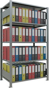 Thumbnail - SCHULTE Schwerlastregal MULTIplus 150 17737 silber 100,0 x 60,0 x 180,0 cm