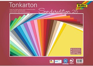 folia Fotokarton Sonderedition 25 farbsortiert 220 g/qm 25 St.
