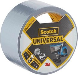 Scotch Universal Gewebeband silber 48,0 mm x 10,0 m 1 Rolle