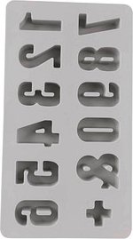 Thumbnail - Rayher Gießform Zahlen 0-9 grau