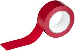 DURABLE Bodenmarkierungsband Duraline Basic rot 50,0 mm x 33,0 m