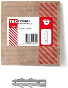 TOX BARRACUDA 013600021 Spreizdübel Ø 5 mm x 25 mm, 10 St.