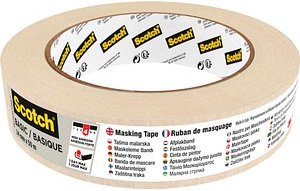 Scotch BASIC Kreppband beige 24,0 mm x 50,0 m 1 Rolle