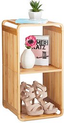 Thumbnail - relaxdays Beistellregal braun 33,0 x 33,0 x 64,7 cm, 1 St.