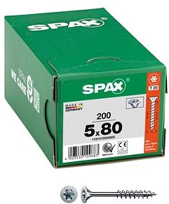 Thumbnail - SPAX® Universalschrauben T20 Senkkopf WIROX 1191010500805 5 mm x 80 mm, 200 St.