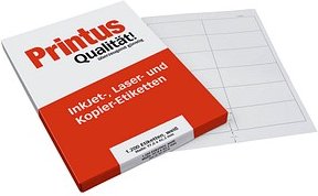 1.200 Printus Etiketten weiß 97,0 x 42,3 mm