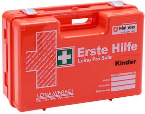 Thumbnail - LEINA-WERKE Erste-Hilfe-Koffer Pro Safe Kinder DIN 13157 + Erweiterung orange