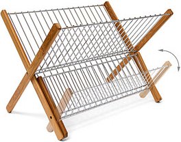 Thumbnail - relaxdays Abtropfgestell braun