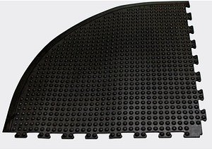 miltex Anti-Ermüdungsmatte Yoga Dome Basic schwarz 90,0 x 60,0 cm