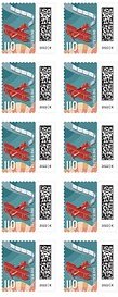 Thumbnail - Deutsche Post 1,10 € Briefmarken "Luftpost" selbstklebend, 10 St.