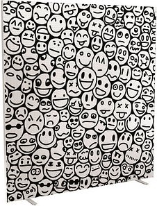 PAPERFLOW Trennwand easyScreen Business, 62287 bunt 160,0 x 173,4 cm, 1 St.