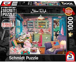 Schmidt Steve Read - Secret Puzzle Großmutters Stube Puzzle, 1000 Teile