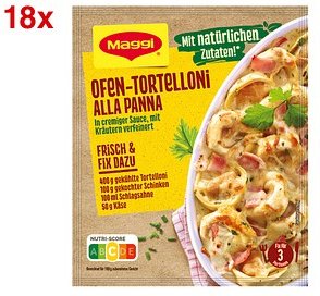 Maggi® Ofen-Tortelloni Alla Panna Sauce 18x 3 Portionen