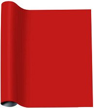 plottiX PremiumFlock Aufbügelfolie rot Flock-Folie 32,0 x 50,0 cm, 1 Rolle