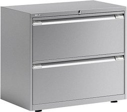 Thumbnail - BISLEY Essentials Hängeregistraturschrank silber 2 Schubladen 80,0 x 47,0 x 69,3 cm