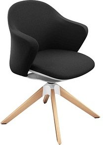 sedus Schalenstuhl se:flair FR-820/112 schwarz Stoff, 1 St.