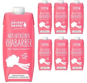 beckers bester Rhabarber-Nektar Fruchtnektar 6x 0,75 l