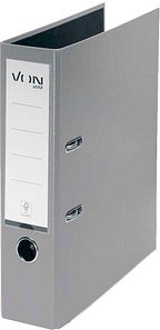 VON LEITZ Ordner grau Karton 8,0 cm DIN A4