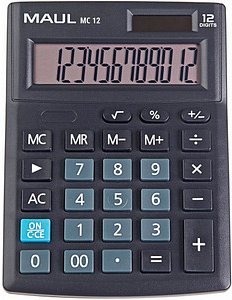 MAUL MC 12 Tischrechner schwarz