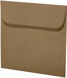 artoz Briefumschläge Mosaic quadratisch ohne Fenster natur nassklebend 20 St.