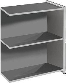 Kerkmann Aktenregal Lago anthrazit 78,0 x 38,0 x 78,0 cm, 1 St.