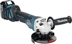 makita DGA517RTJ Akku-Winkelschleifer 18,0 V, mit 2 Akkus