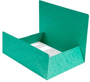 25 Exacompta Sammelmappen DIN A4 grün