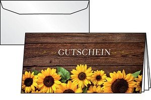 Thumbnail - SIGEL Gutscheine Sunfield DIN lang, 10 St.