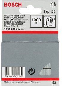 AKTION: BOSCH Tackerklammern Typ 53 12 mm, 1.000 St. mit Prämie nach Registrierung
