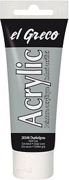 Thumbnail - KREUL el Greco Acrylfarbe dunkelgrau 75,0 ml, 1 St.