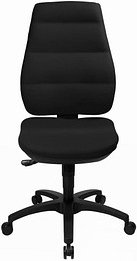 Printus Bürostuhl Unni SY, Stoff schwarz, Gestell schwarz