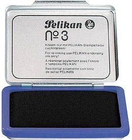 Pelikan Stempelkissen Nr. 3 blau 7,0 x 5,0 cm, 1 St.